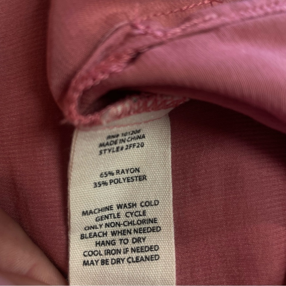 Soft Surroundings Women's Asymmetrical Tunic Dusty Rose Colored Size Medium - Picture 4 of 9